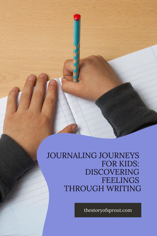 kid writing in a journal