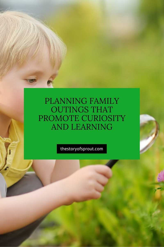 curious kid with a magnifying glass