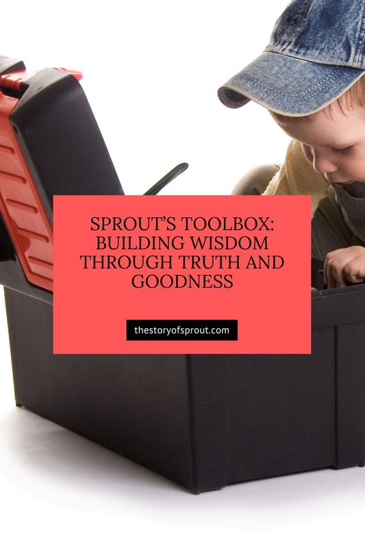 kid with a toolbox