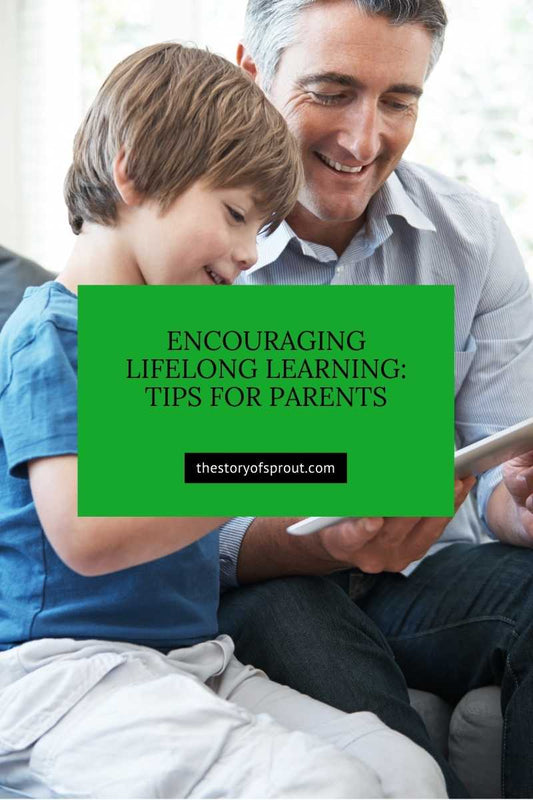 father and son learning