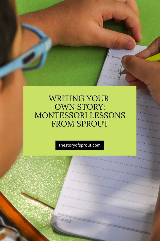 little boy writing