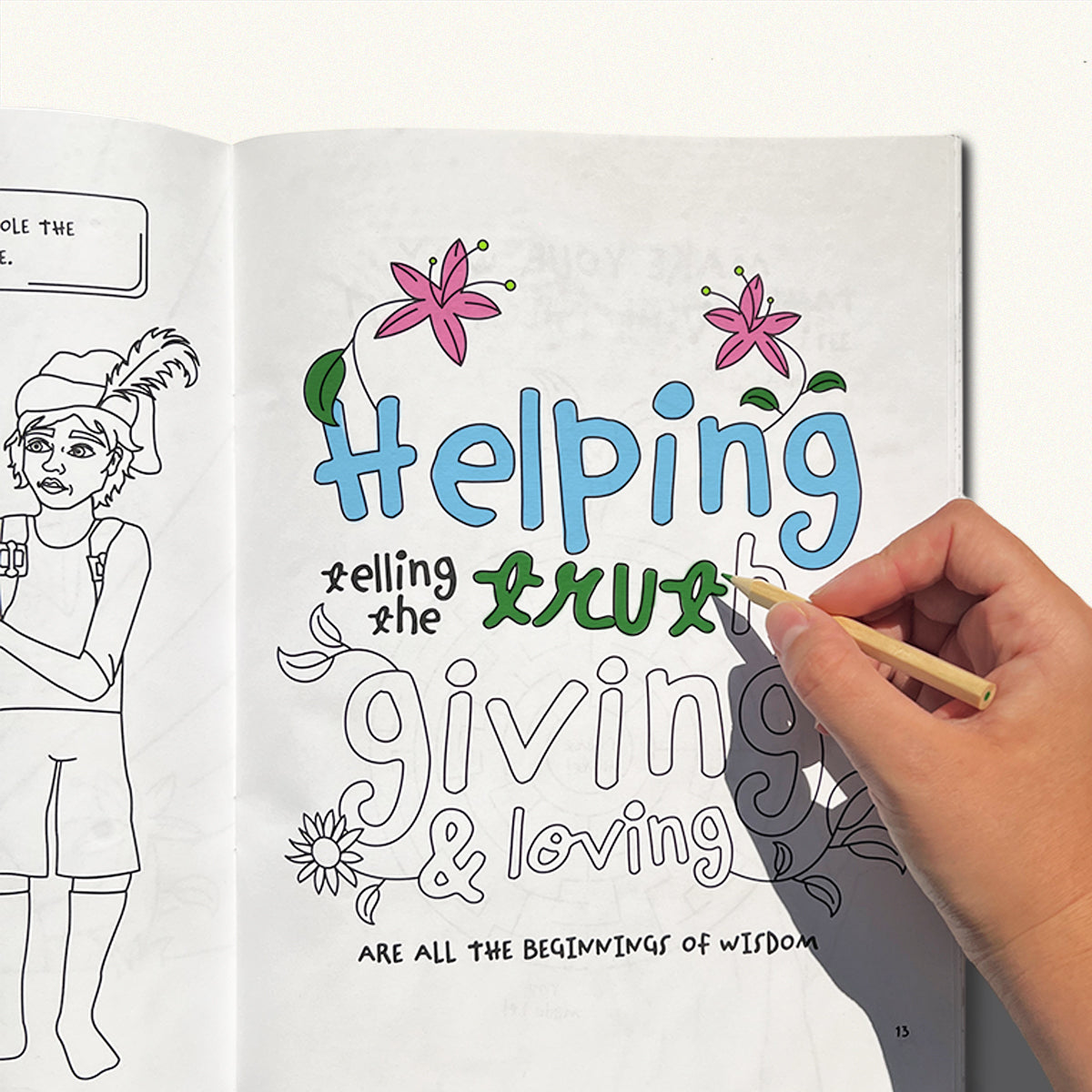 The Story of Sprout coloring book